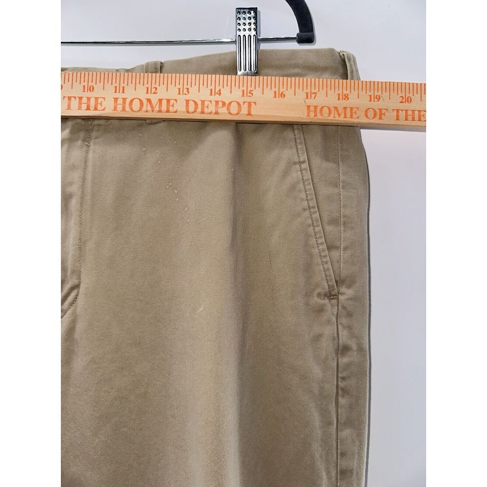 Polo Ralph Lauren Preston Men's Khaki Chino Pants Size 36x32 Flat Front Cotton - Picture 5 of 8